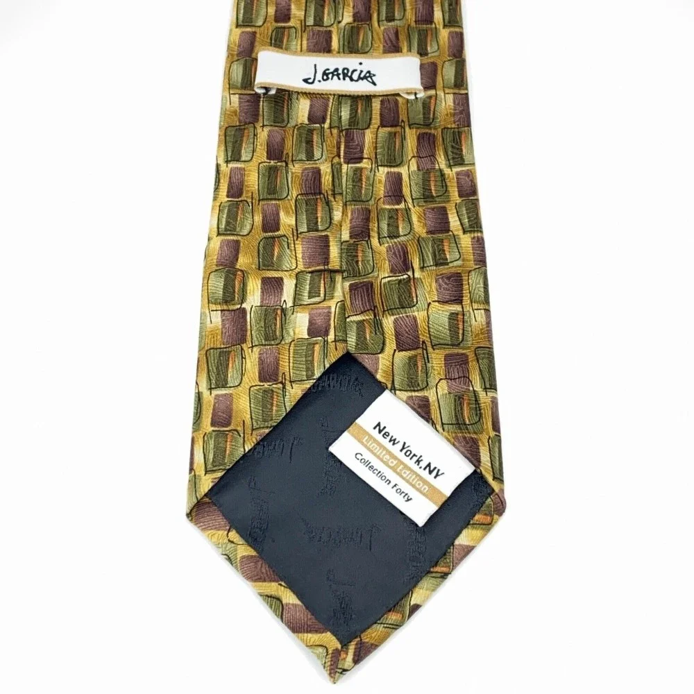 Jerry J Garcia New York NY Collection #40 Tie Limited Edition 100% Silk Necktie